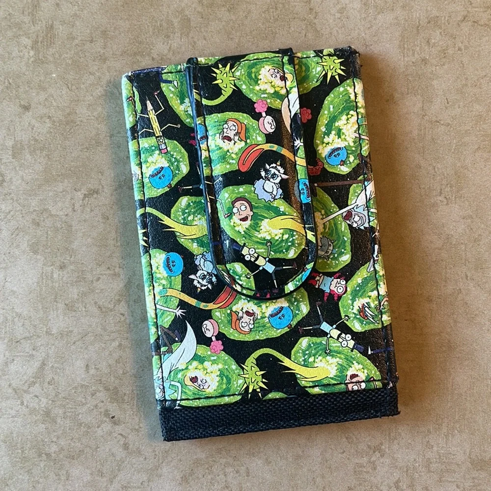 Rick and Morty Money Clip and Drink Koozie Bundle